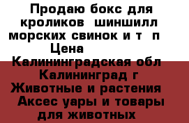 Продаю бокс для кроликов, шиншилл, морских свинок и т. п. › Цена ­ 1 600 - Калининградская обл., Калининград г. Животные и растения » Аксесcуары и товары для животных   